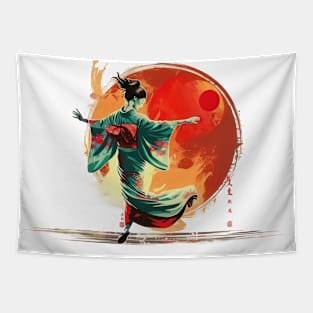 Dance of the Rising Sun Tapestry