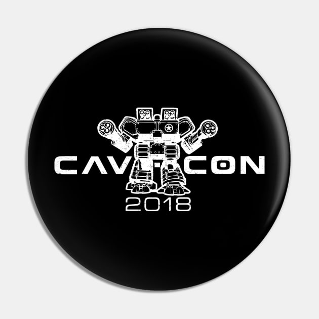 2018 CAV-CON WHITE Pin by Talon Games