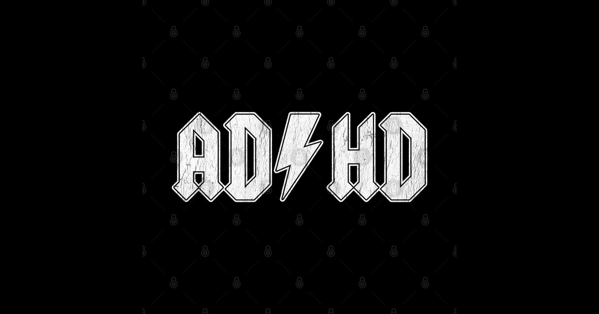 ADHD - Acdc - Sticker | TeePublic
