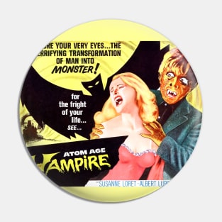 Classic Horror Movie Lobby Card - Atom Age Vampire Pin