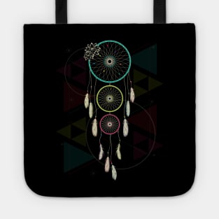 Psychedelic Dream Catcher Ambience Tote