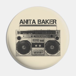 Anita Baker / Hip Hop Tape Pin