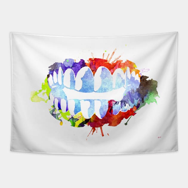 Teeth Tapestry by danieljanda