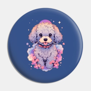 Cavapoo Pastel Goth Dog Pin