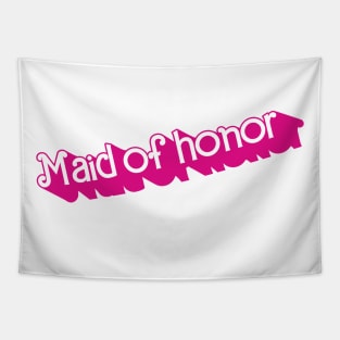 Maid of Honor Barbie logo Tapestry