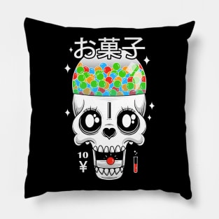 Creepy Gumball Machine Pillow