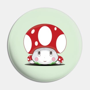 Mushroom Family Pin