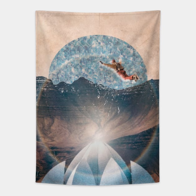 Leap of faith Tapestry by Aephicles
