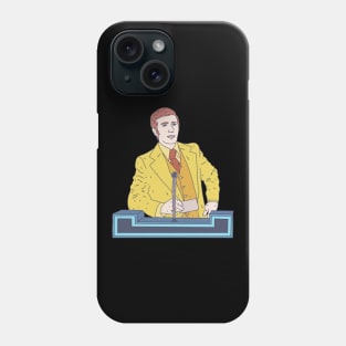 Game Show Host - Vintage Podium - Broadcast Television Phone Case