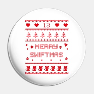 red merry swiftmas Pin