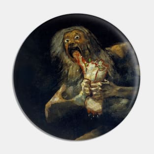 Fransico Goya's Saturn Devoruing his Boruito Pin