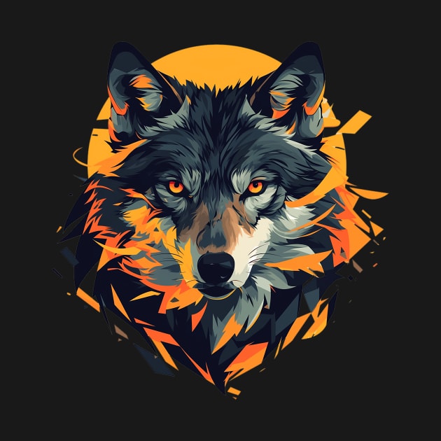 wolf by Stephanie Francoeur Art