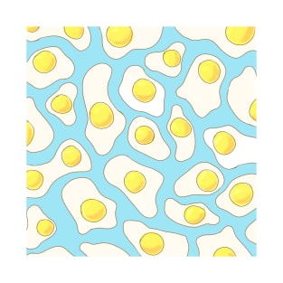 Egg yolk pattern - Breakfast T-Shirt