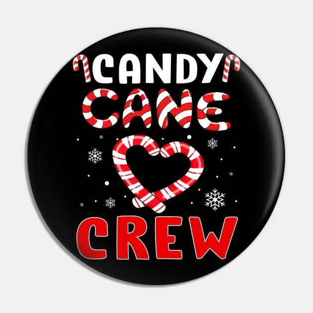 Candy Cane Crew Ugly Sweater Matching Family Christmas Pin by Dunnhlpp