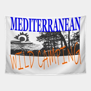 Wild Camping Tapestry
