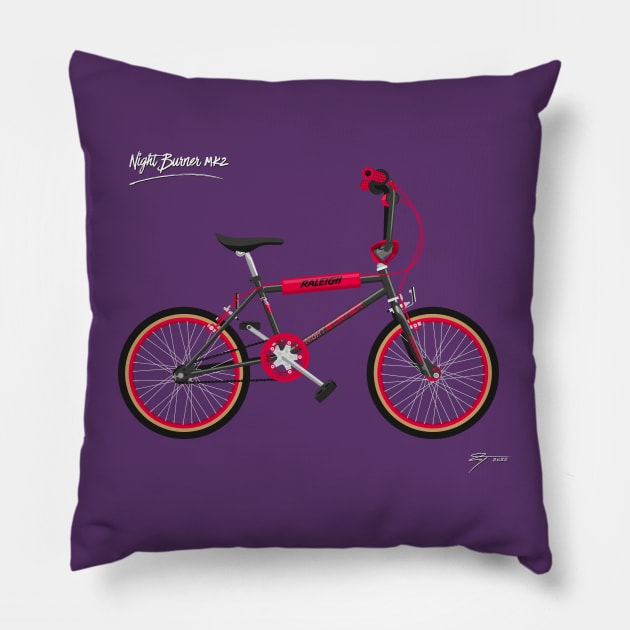 Raleigh Night Burner Mk 2 Pillow by Tunstall