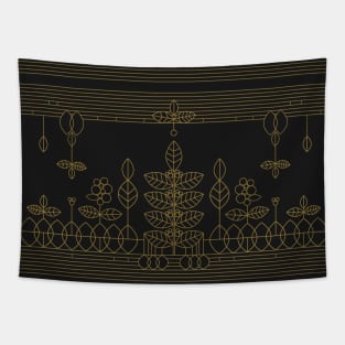 Black coffee Tapestry