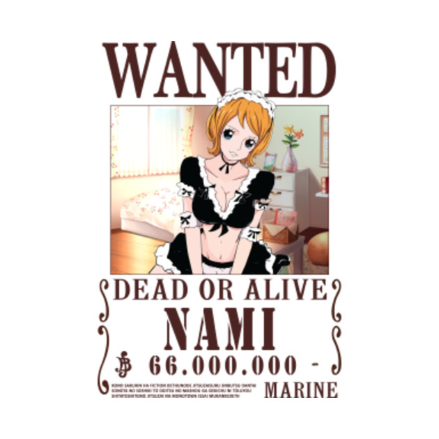 Disover Nami One Piece Wanted - Nami One Piece - T-Shirt