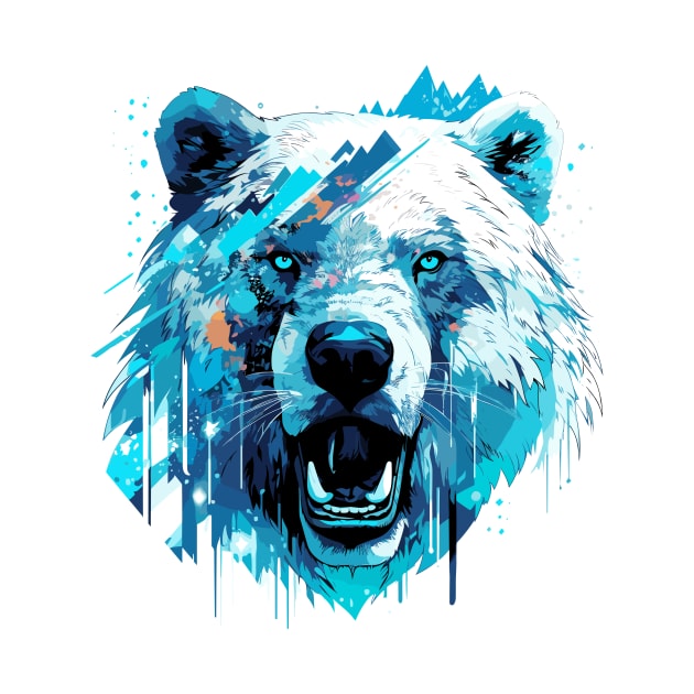 Polar Bear Animal World Predator Wild Nature Wilderness by Cubebox