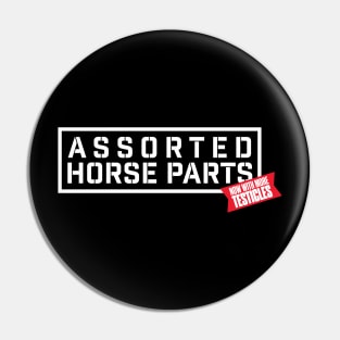 Assorted Horse Parts (White) Pin