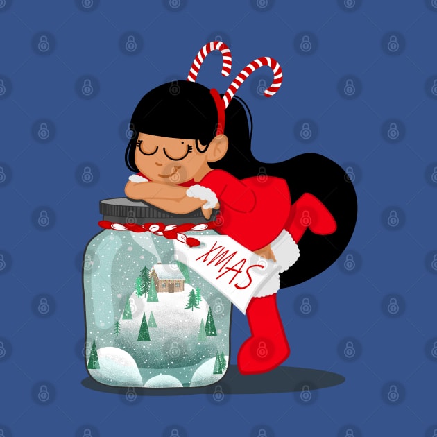 XMAS IN A BOTTLE by MAYRAREINART