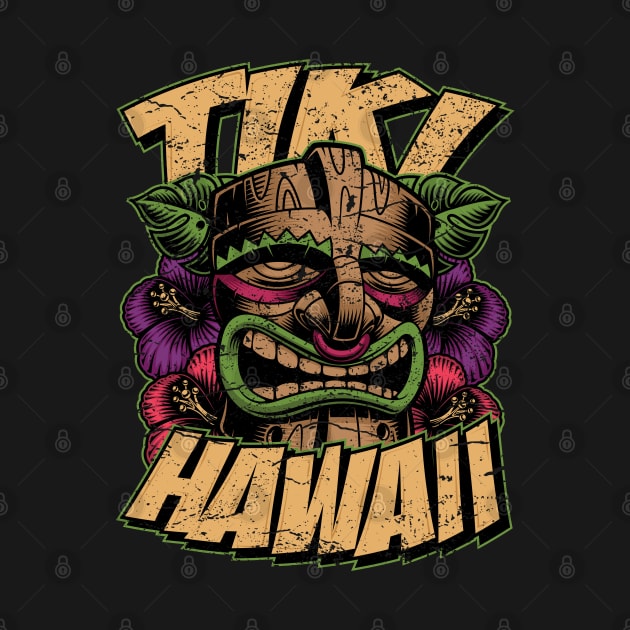 Hawaii Tiki Mask by RockabillyM