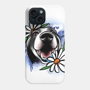 Dog water color Phone Case