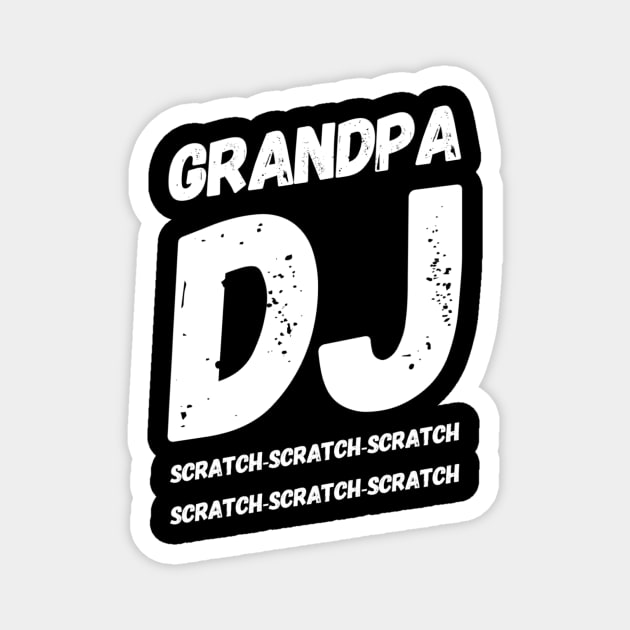 Grandpa DJ Magnet by ArtOfDJShop