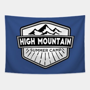 High Mountain Summer Camp Tapestry