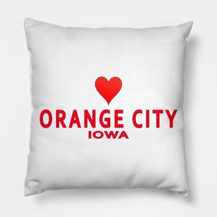 Orange City Iowa Pillow