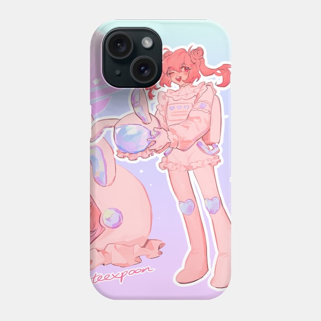 spacebunny Phone Case by teexpoon