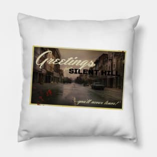 Greetings from Silent Hill Pillow