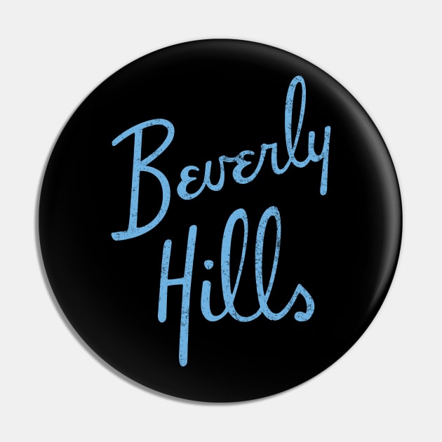 Beverly Hills vintage logo Pin by BodinStreet