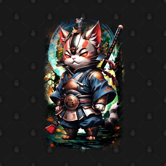 Samurai Cat 12 by KawaiiDread