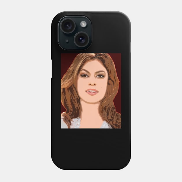 eva mendes Phone Case by oryan80