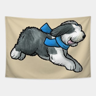 Old English Sheepdog Tapestry