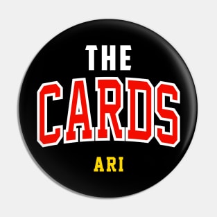 The Cards Football Pin