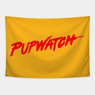 Pupwatch (red) Tapestry