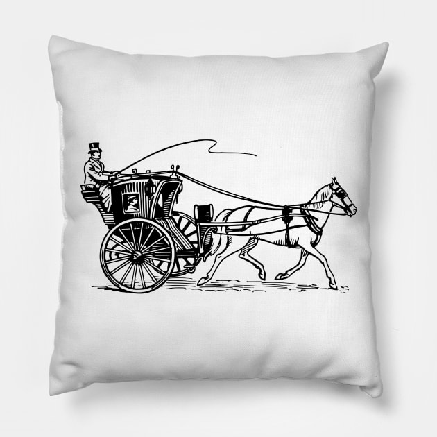 Hansom Pillow by linesdesigns