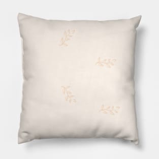 pink leaf Pillow