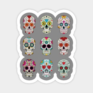 Sugar Skulls Magnet