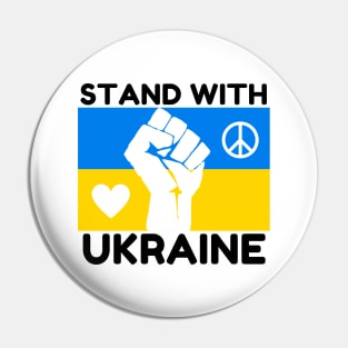 Stand With Ukraine Pin