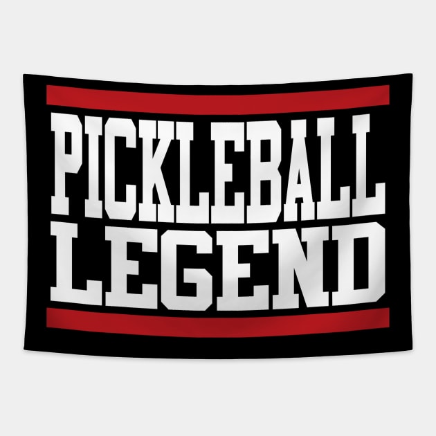 Pickleball Legend Tapestry by LefTEE Designs