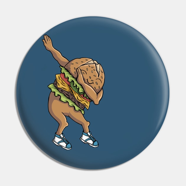 funny dabbing burger Pin by gossiprag