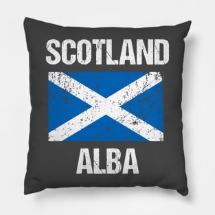 ALBA Scotland Flag Pillow