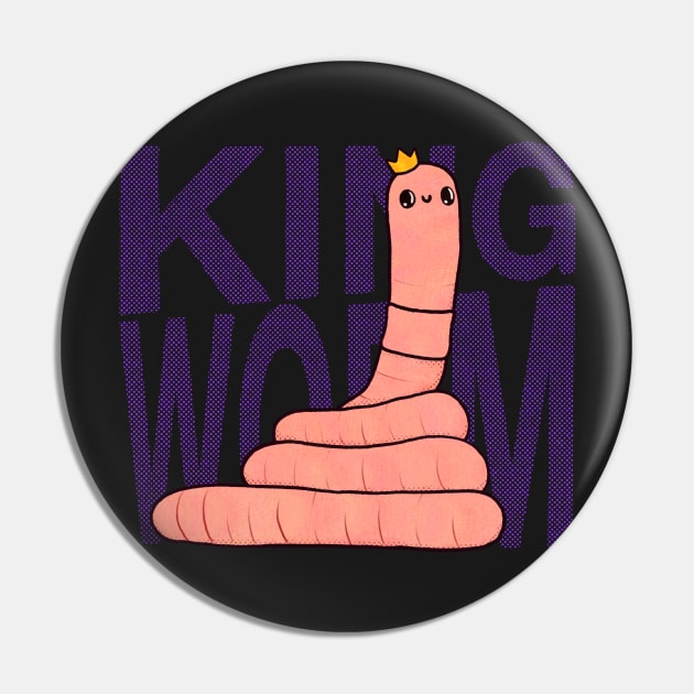 King Worm Pin by Surplusweird