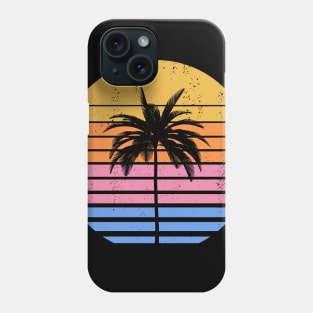 Palm Tree Vintage Sunset Phone Case