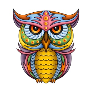 Colorful Owl T-Shirt