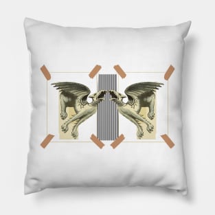 gargoyles medieval monsters architecture Pillow