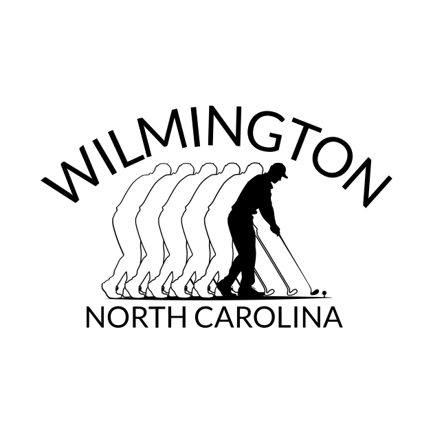 Wilmington, North Carolina Golf by Mountain Morning Graphics